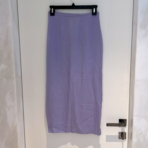 Staud lavender purple skirt